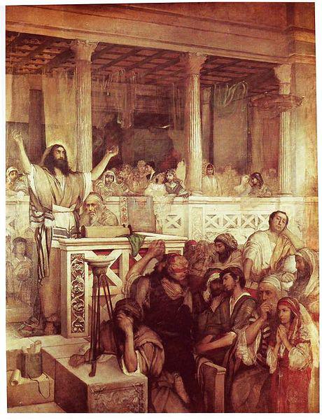 Maurycy Gottlieb Christ Preaching at Capernaum oil painting image